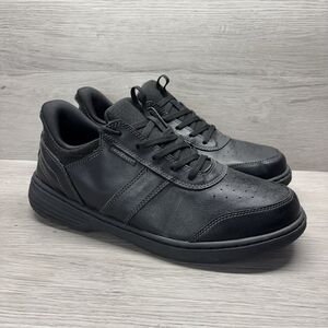 Orthofeet Pierre Black 20218 Mens Size 12 4E Extra Wide Hands Free Shoes